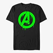 Merch Marvel Avengers Classic - Oozing Avengers Unisex T-Shirt Black