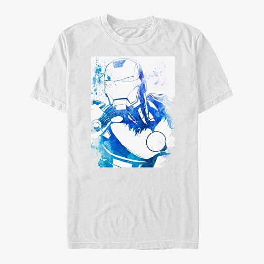 T-shirt Merch Marvel Avengers Classic - Water Iron Unisex T-Shirt White