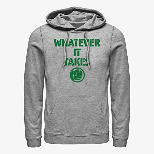Mikina Merch Marvel Avengers: Endgame - Hulk Spirit Unisex Hoodie Heather Grey