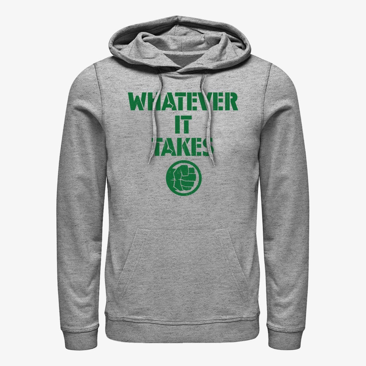 Moletons e blusas de moletom Merch Marvel Avengers: Endgame - Hulk Spirit Unisex Hoodie Heather Grey
