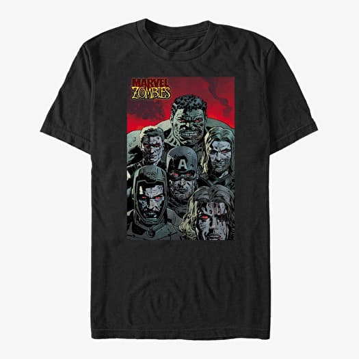 Merch Marvel - Zombie Groupshot Unisex T-Shirt Black