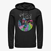 Merch Marvel Avengers Classic - Grunge Thor Unisex Hoodie Black
