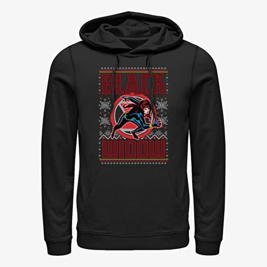 Bluza Merch Marvel Avengers Classic - Black Widow Sweater Unisex Hoodie Black