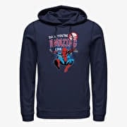Merch Marvel Spider-Man Classic - Amazing Like Dad Unisex Hoodie Navy Blue
