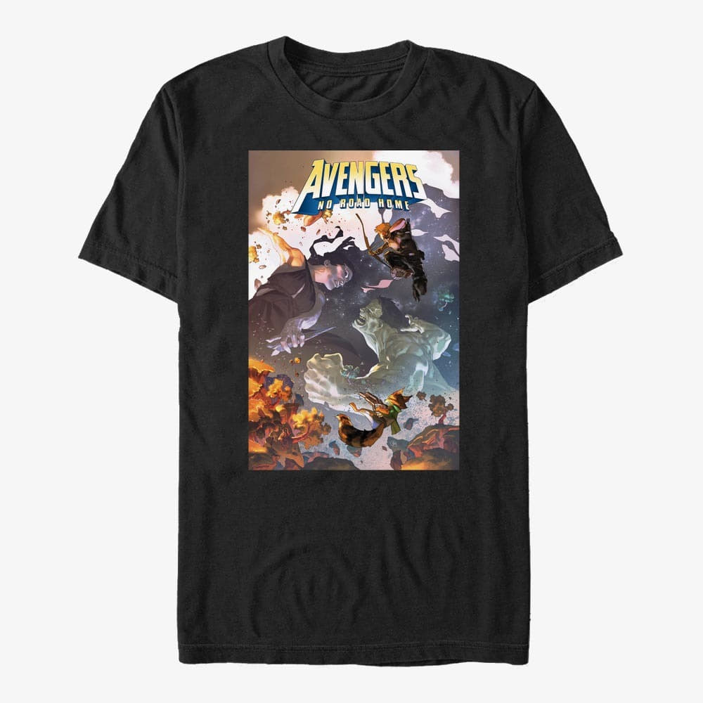 T-shirts Merch Marvel Avengers Classic - Avengers No Way Home wk3 Unisex T-Shirt Black