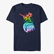 Merch Marvel GOTG 2 - Groot Info Unisex T-Shirt Navy Blue