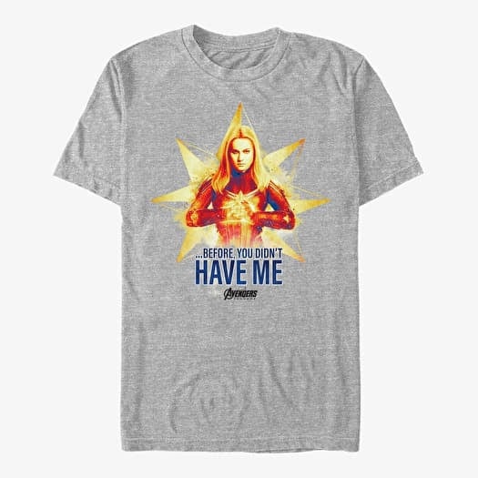 T-shirt Merch Marvel Avengers: Endgame - Marvel Time Unisex T-Shirt Heather Grey