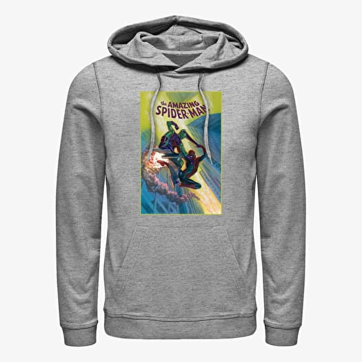 Sweatshirt Merch Marvel X-Men - XMEN 70'S IRON ON Unisex Hoodie Heather Grey