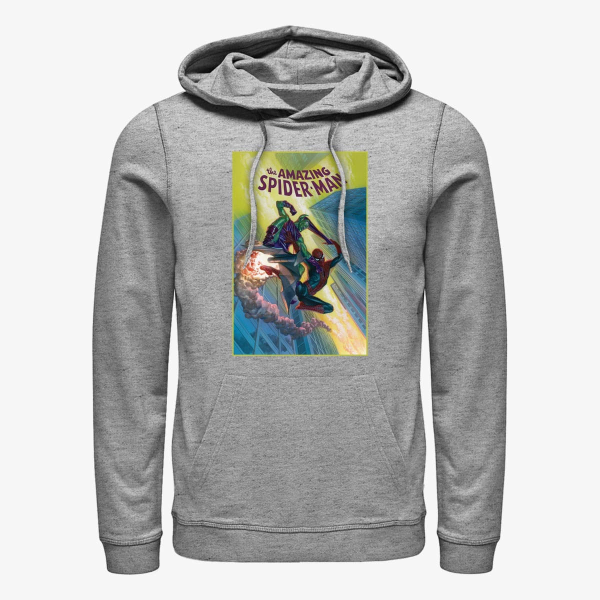 Sudaderas Merch Marvel X-Men - XMEN 70'S IRON ON Unisex Hoodie Heather Grey