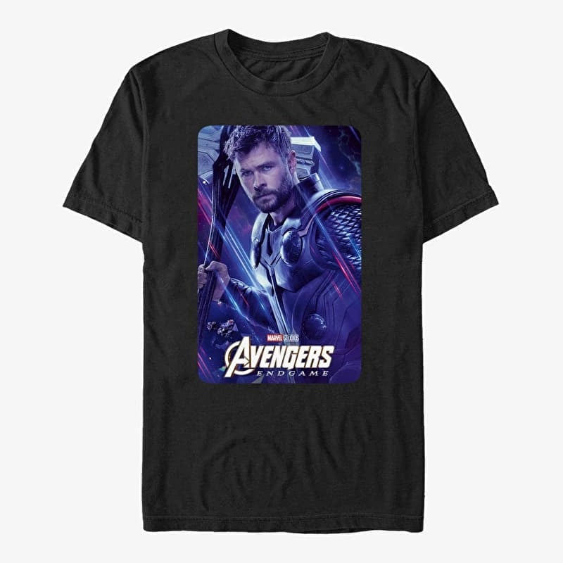 Merch Marvel Avengers: Endgame - Space Thor Unisex T-Shirt Black