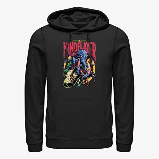 Merch Dungeons & Dragons - Mindflayer Logo Unisex Hoodie Black