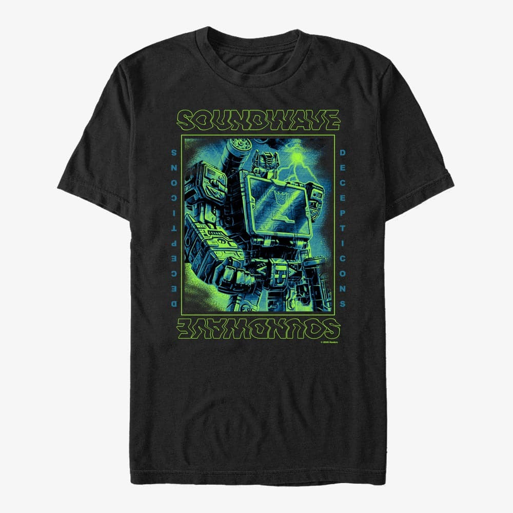 T-shirts Merch Hasbro Vault Transformers - Soundwave Unisex T-Shirt Black