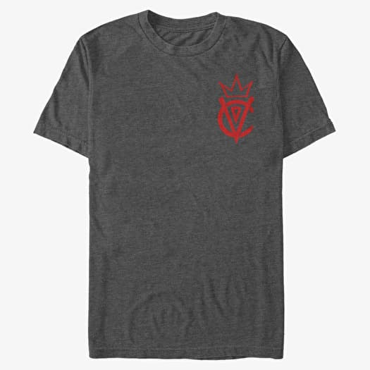 Majica Merch Disney Classics DNCA - Cruella Emblem Unisex T-Shirt Dark Heather Grey