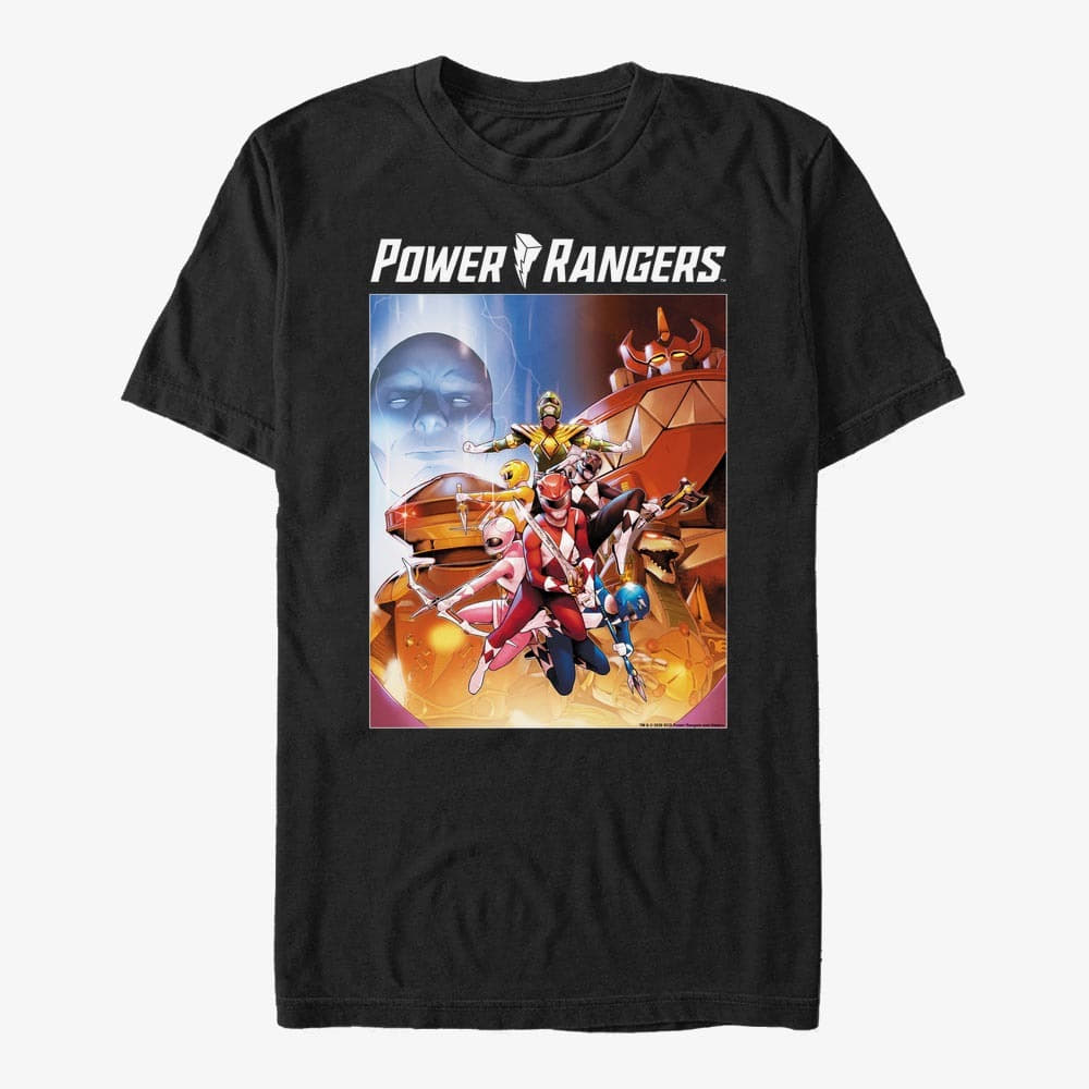T-shirts Merch Hasbro Vault Power Rangers - Poster Unisex T-Shirt Black