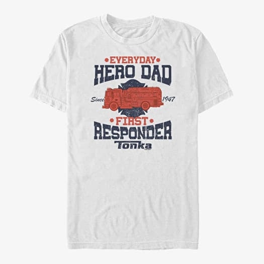 Majica Merch Hasbro Vault Tonka - Hero Dad Unisex T-Shirt White