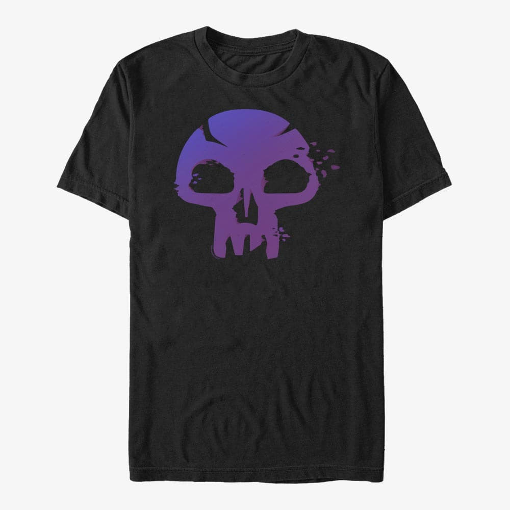 Trička Merch Magic: The Gathering - Black Mana Symbol Unisex T-Shirt Black
