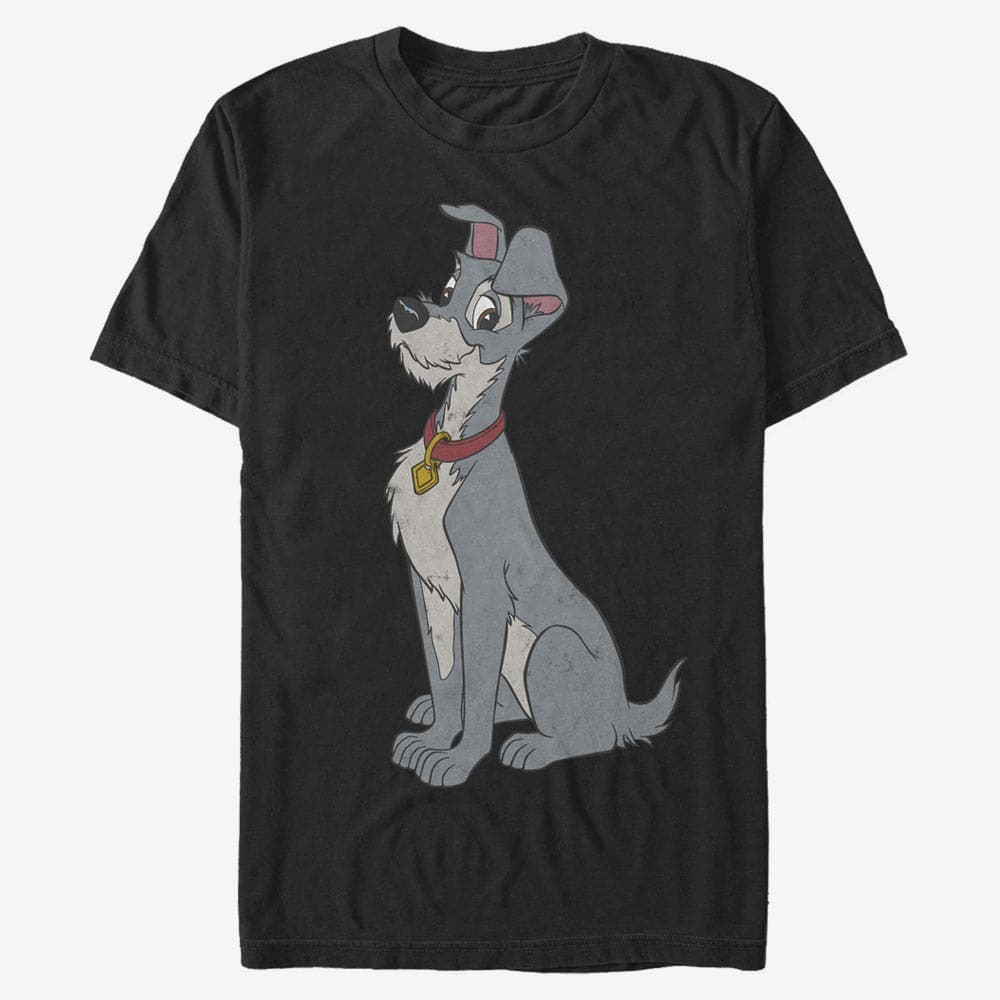 T-shirts Merch Disney Classics Lady & The Tramp - Tramp Vintage Unisex T-Shirt Black