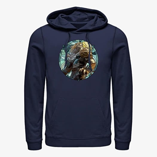 Merch Magic: The Gathering - Ajani Glass Unisex Hoodie Navy Blue