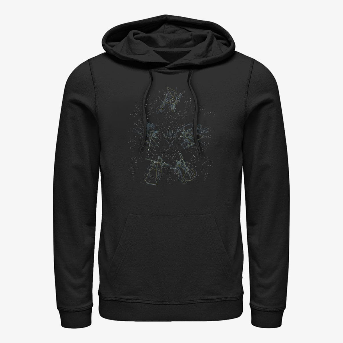 Kapuutsikud ja kampsunid Merch Magic: The Gathering - Magic Constellations Unisex Hoodie Black