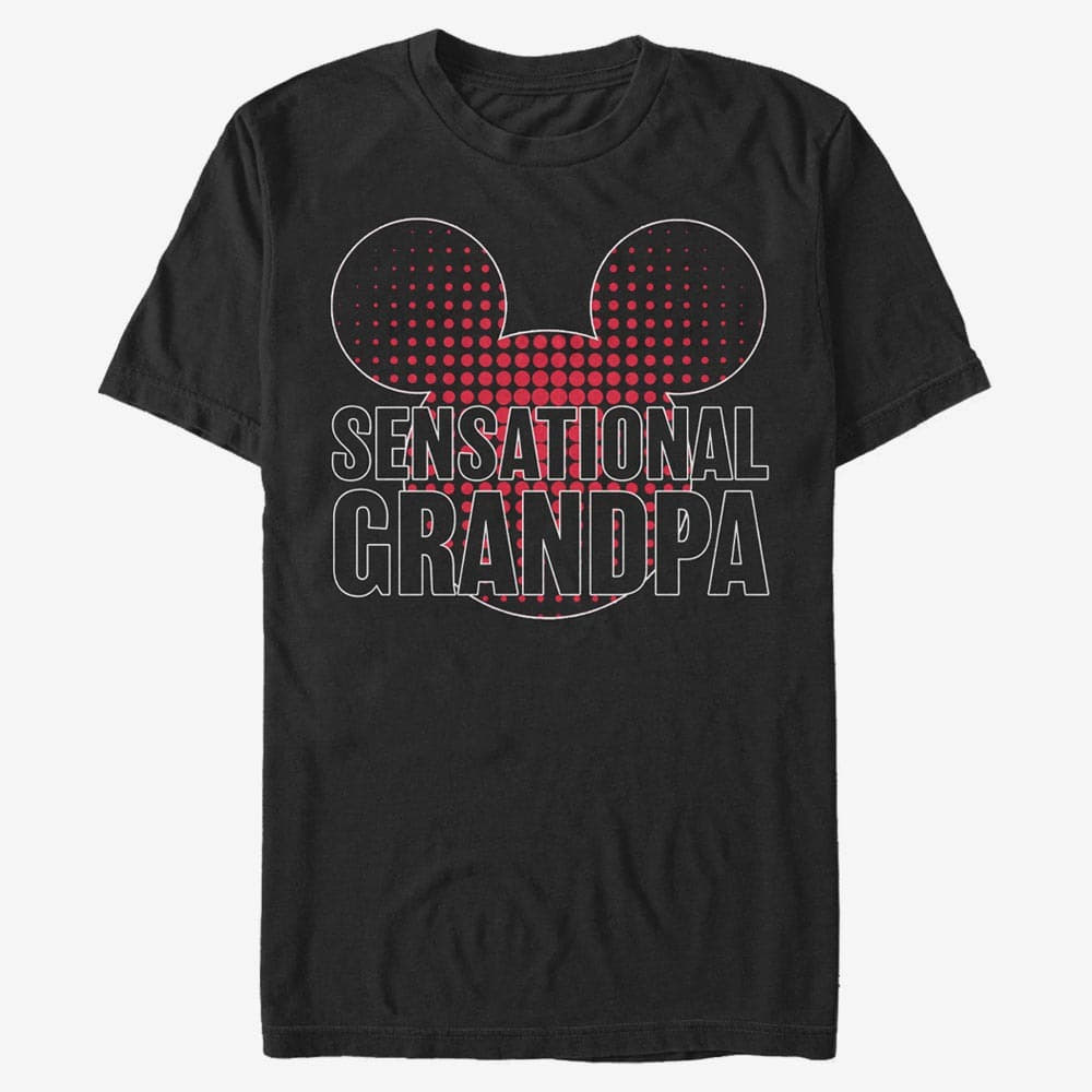 T-Shirts Merch Disney Classics Mickey Classic - Sensational Grandpa Unisex T-Shirt Black