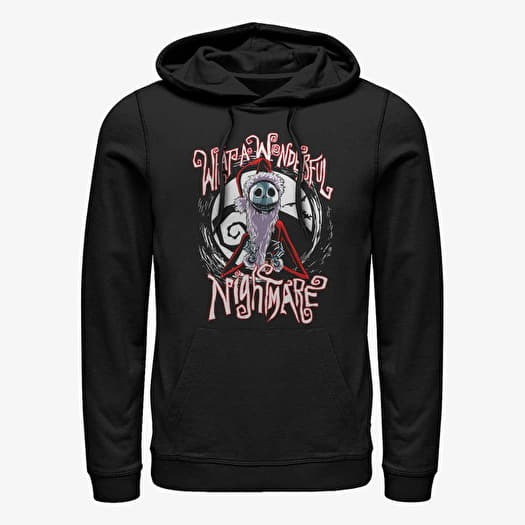 Hanorac Merch Disney Classics Nightmare Before Christmas - Santa Jack Unisex Hoodie Black
