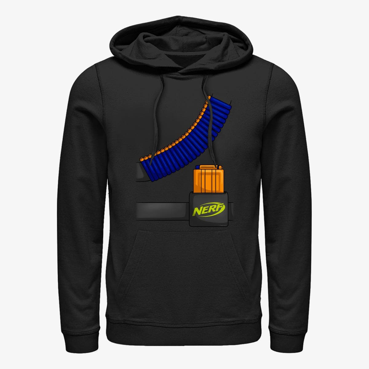 Mikiny Merch Hasbro Vault Nerf - Faux Tactical Costume Unisex Hoodie Black