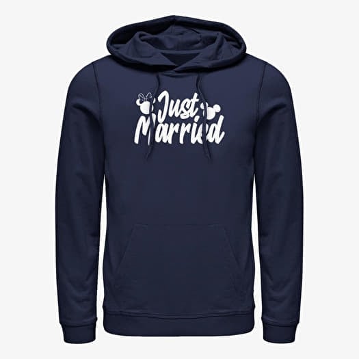 Sweatshirt Merch Disney Classics Mickey & Friends - Married Mice Unisex Hoodie Navy Blue