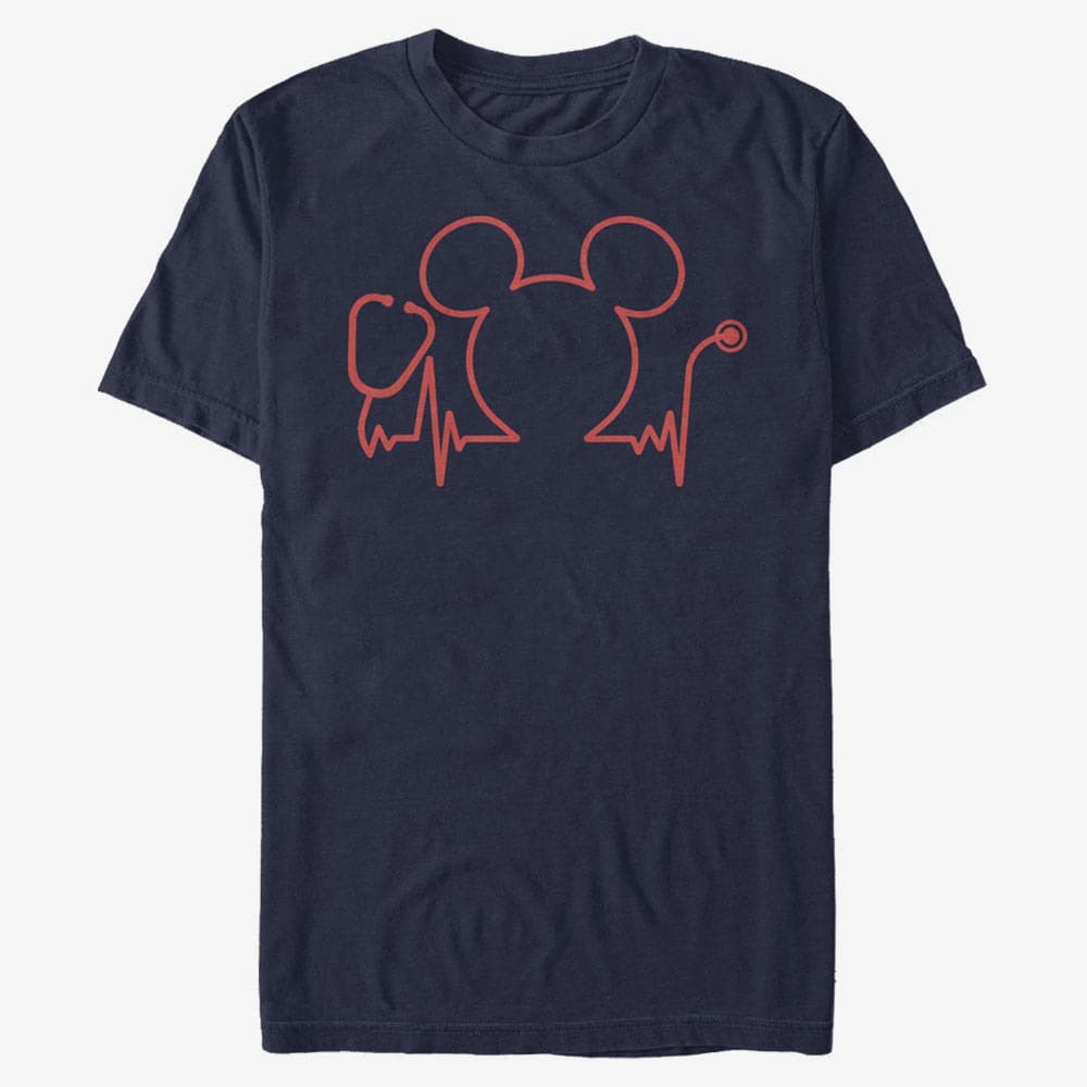 T-Shirts Merch Disney Classics Mickey Mouse - Nurse Day Unisex T-Shirt Navy Blue