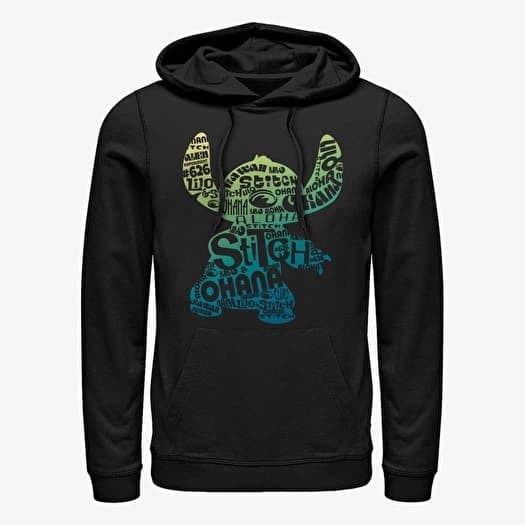 Sweatshirt Merch Disney Classics Lilo & Stitch - Stitch Fill Unisex Hoodie Black