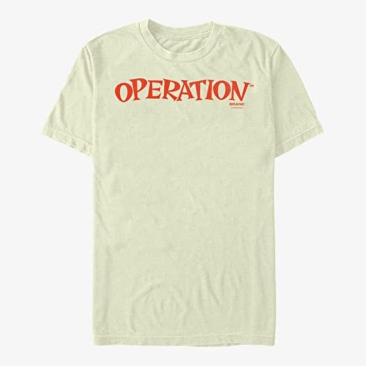 Tričko Merch Hasbro Operation - Operate Logo Unisex T-Shirt Natural