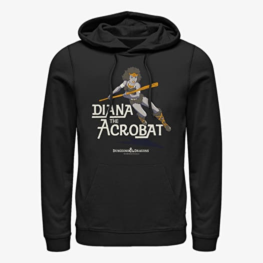 Kampsun Merch Dungeons & Dragons - Diana Acrobat Unisex Hoodie Black