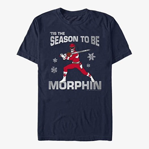 T-shirt Merch Hasbro Vault Power Rangers - Morphin Season Unisex T-Shirt Navy Blue