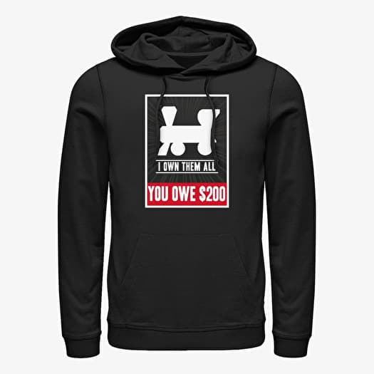 Sweat-shirt Merch Hasbro Monopoly - All the Railroads Unisex Hoodie Black