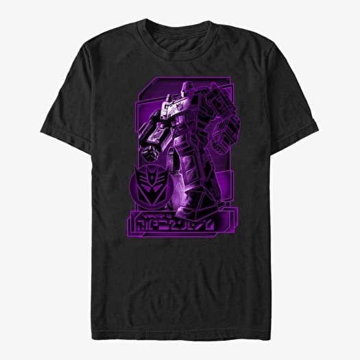 Tričko Merch Hasbro Vault Transformers - Mega Digital Unisex T-Shirt Black