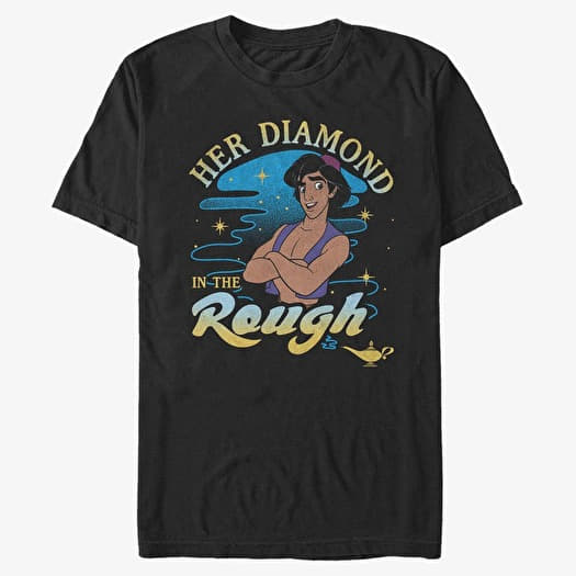 Camiseta Merch Disney Classics Aladdin - Diamond In the Rough Unisex T-Shirt Black