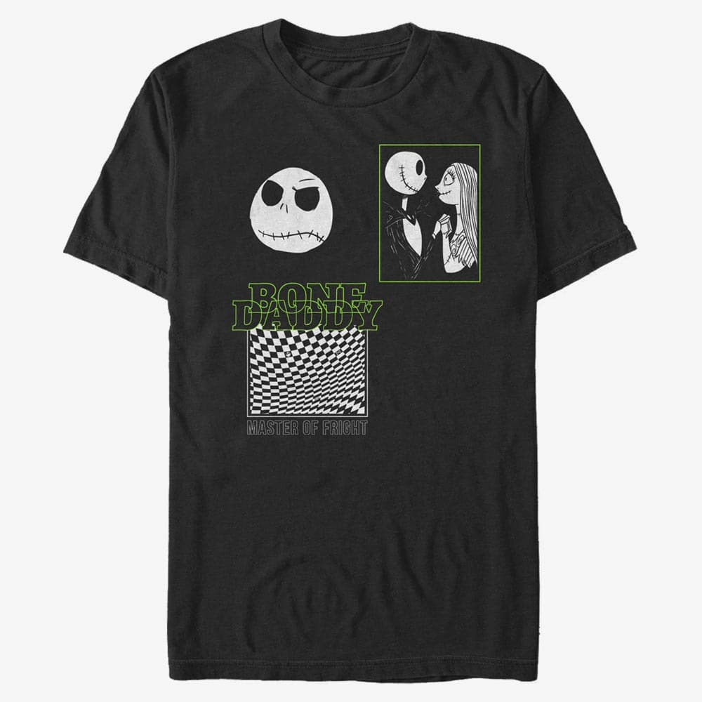 Magliette Merch Disney Classics Nightmare Before Christmas - Bone Daddy Unisex T-Shirt Black
