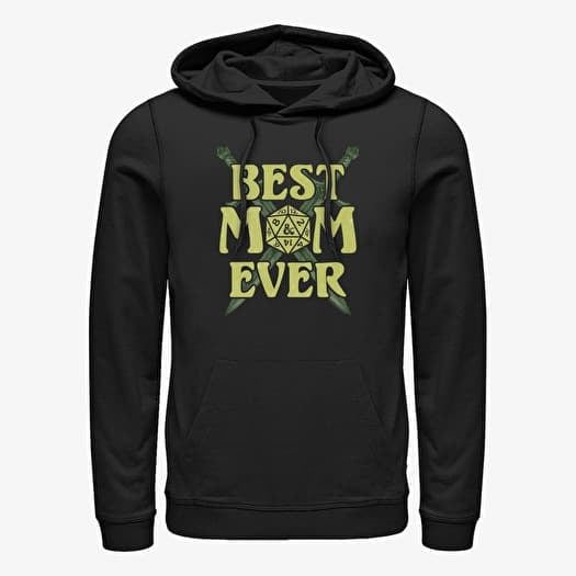 Mikina Merch Dungeons & Dragons - Best Mom Ever Unisex Hoodie Black