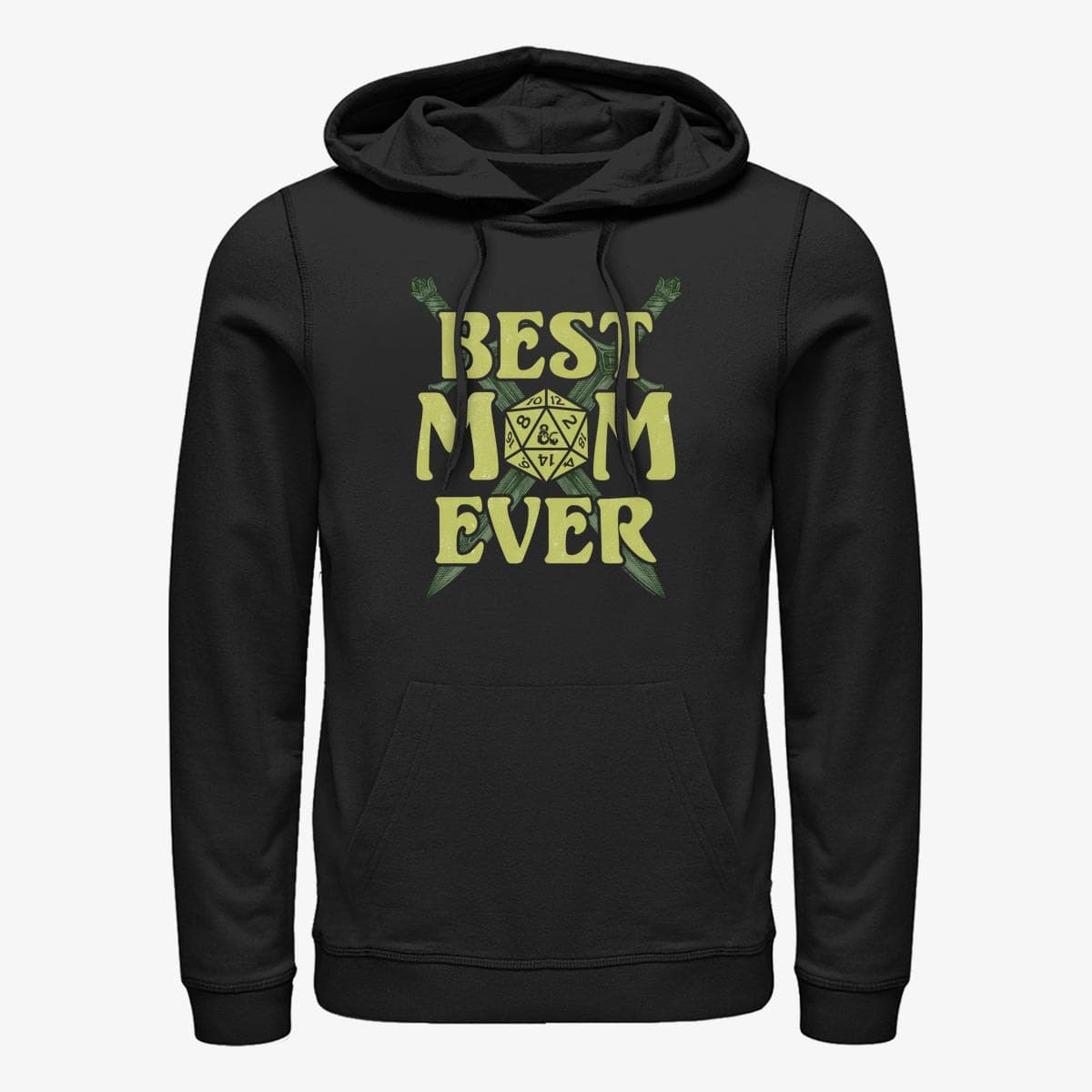 Mikiny Merch Dungeons & Dragons - Best Mom Ever Unisex Hoodie Black