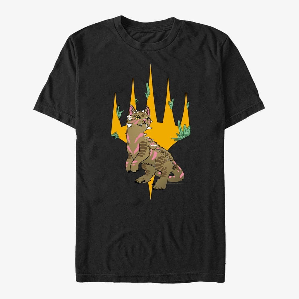 T-särgid Merch Magic: The Gathering - Striped Creature Unisex T-Shirt Black