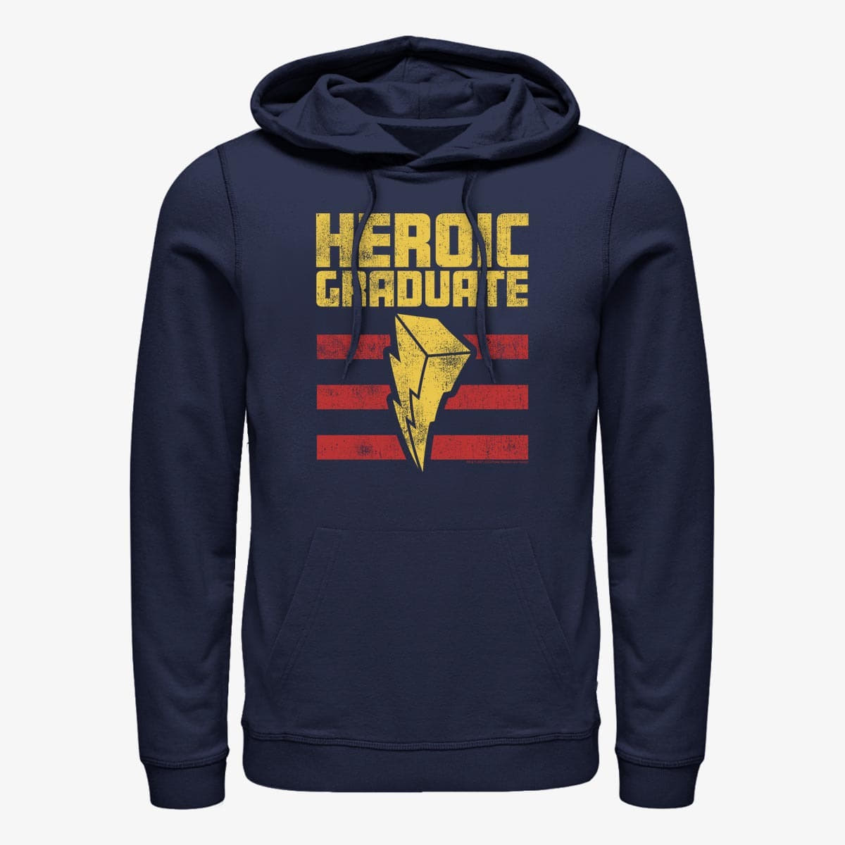 Moletons e blusas de moletom Merch Hasbro Vault Power Rangers - Lightning Grad Unisex Hoodie Navy Blue