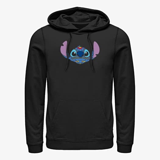 Majica Merch Disney Classics Lilo & Stitch - SUGAR SKULL STITCH Unisex Hoodie Black