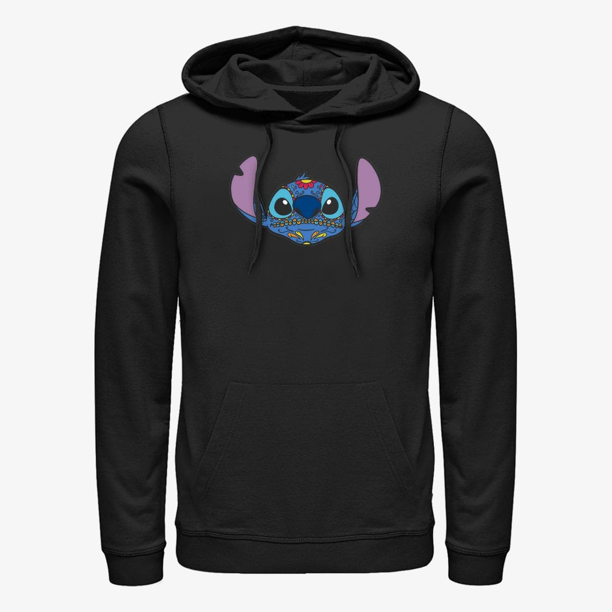 Kapuutsikud ja kampsunid Merch Disney Classics Lilo & Stitch - SUGAR SKULL STITCH Unisex Hoodie Black
