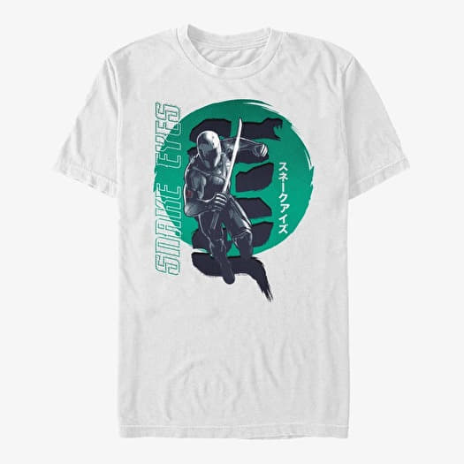 Tričko Merch Hasbro Vault Snake Eyes - Circle Tones Unisex T-Shirt White