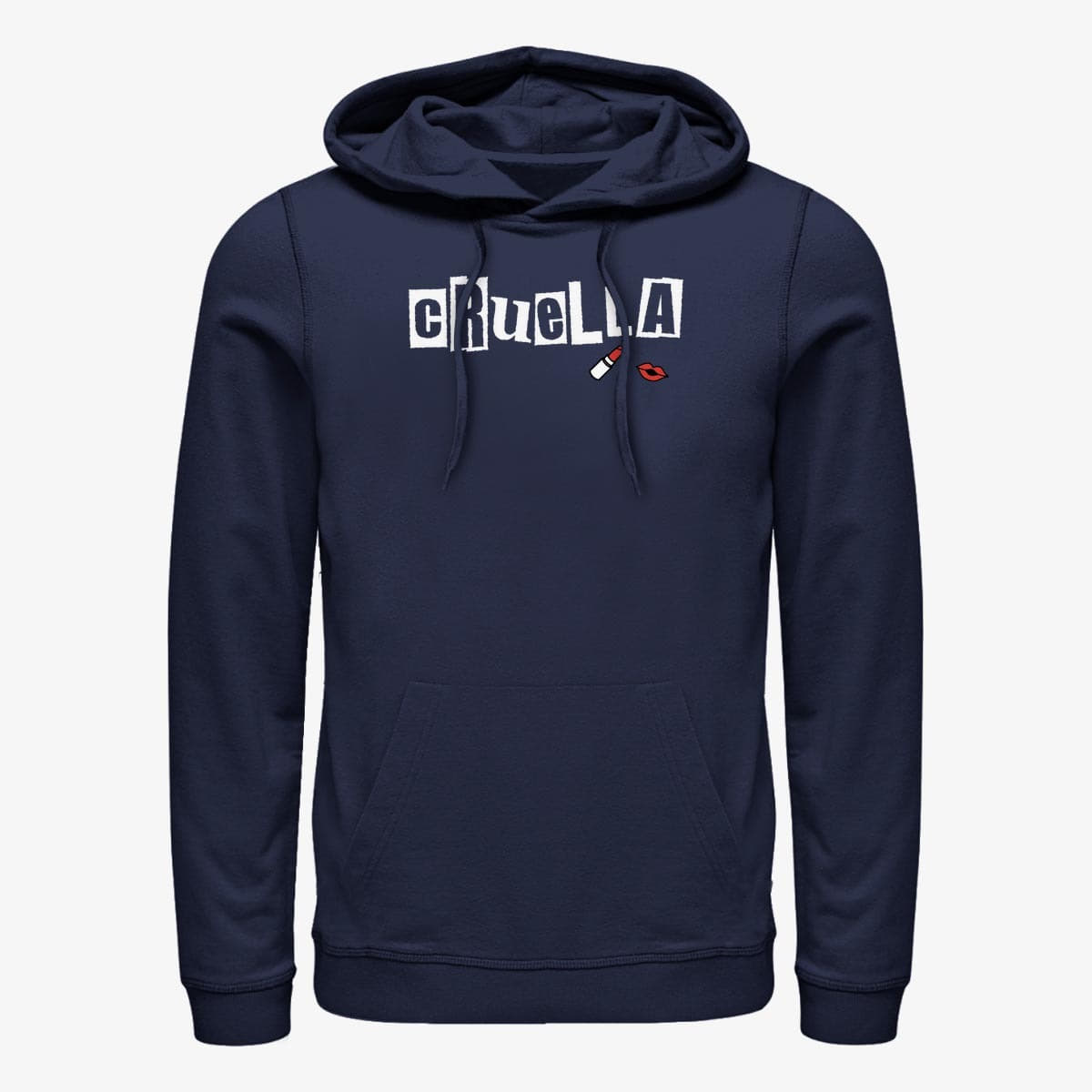 Hanorace Merch Disney Classics DNCA - Cruella Name Unisex Hoodie Navy Blue
