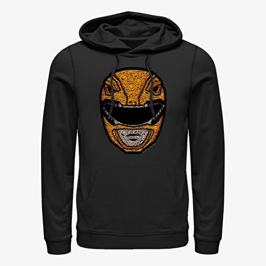 Sweatshirt Merch Hasbro Vault Power Rangers - Red Ranger Pumpkin Icon Fill Unisex Hoodie Black
