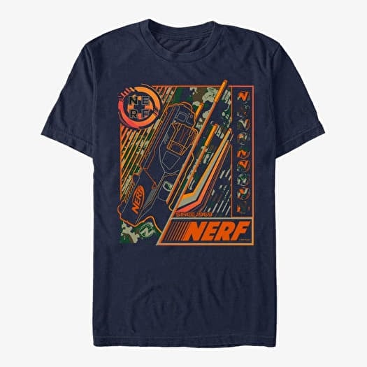 Tričko Merch Hasbro Vault Nerf - Subterfuge Unisex T-Shirt Navy Blue