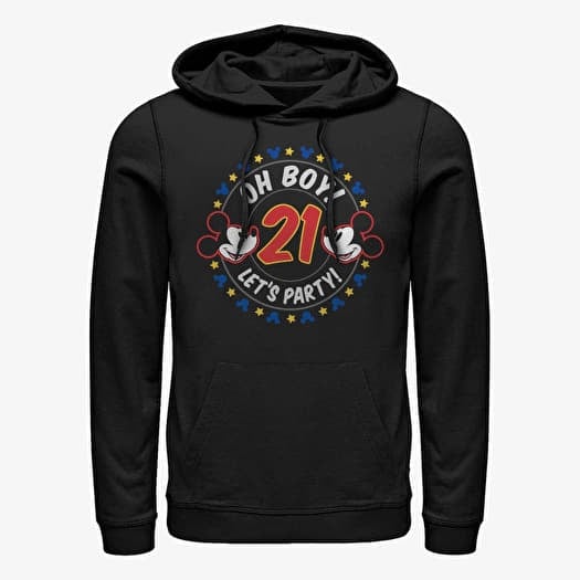 Sweatshirt Merch Disney Classics Mickey Classic - Oh Boy Mickey 21 Unisex Hoodie Black