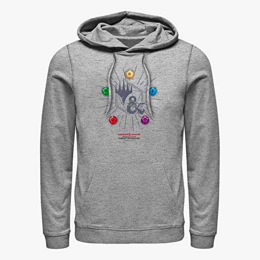 Merch Magic: The Gathering - 5 Symbols Unisex Hoodie Heather Grey