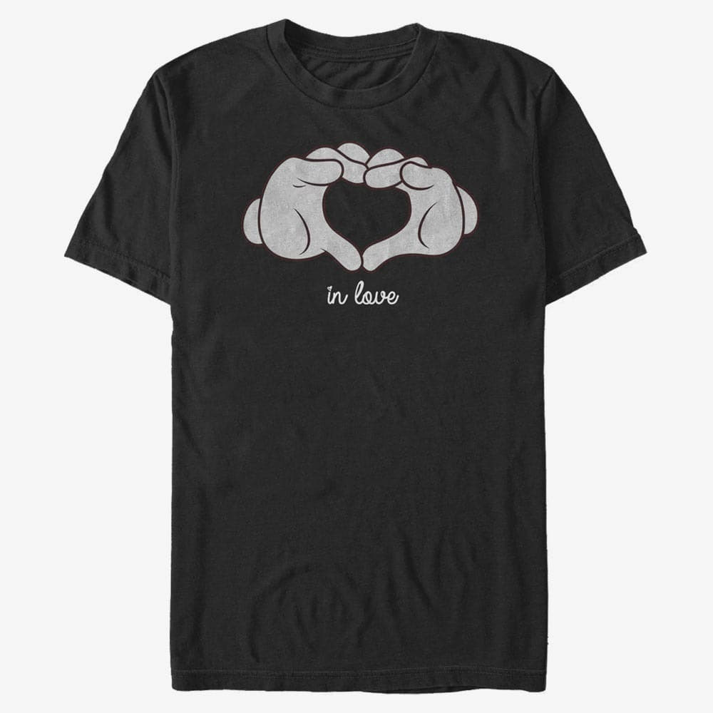 T-shirts Merch Disney Classics Mickey Classic - Glove Heart Unisex T-Shirt Black