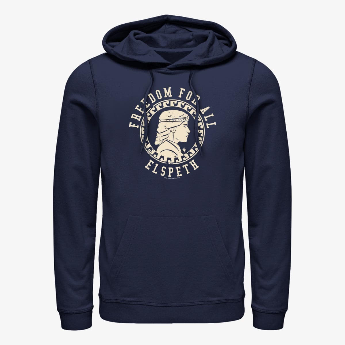 Moletons e blusas de moletom Merch Magic: The Gathering - Logo Lots Unisex Hoodie Navy Blue